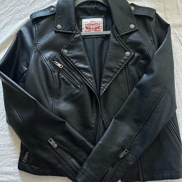 Levi's Women's Black Vegan Leather Jacket